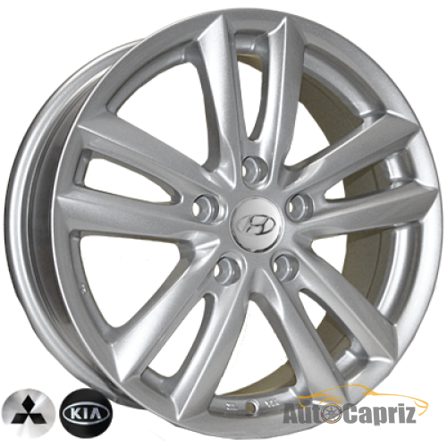Диски Replica Kia 7311 SIL R16 W6.5 PCD5x114.3 ET43 DIA67.1    